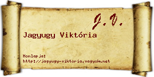 Jagyugy Viktória névjegykártya