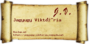 Jagyugy Viktória névjegykártya