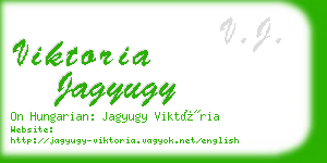 viktoria jagyugy business card